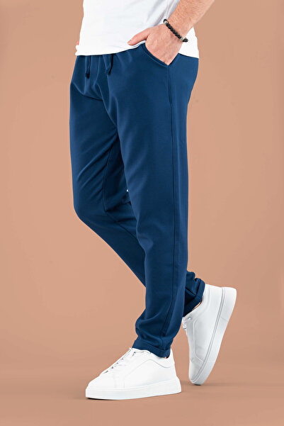 bombe Men's Jogger Pants Elastic Waist Drawstring Cotton Casual Boyfriend Pants