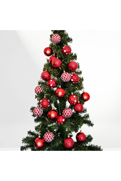 EXİZTİCARET Christmas Tree Decoration Set 24 Pieces Model2