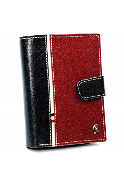 Other Portofel bărbătesc vertical, bicolor, din piele naturală - Rovicky