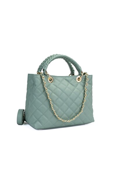 Posete Fagaras Mini Georgie Leather Purse - Mint, 3 Compartments, 3 Pockets, ...