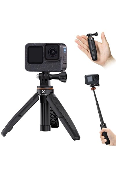 K&F CONCEPT Mini Tripod with Selfie Stick MS03 33.5cm for Action Camera KF09.133V3