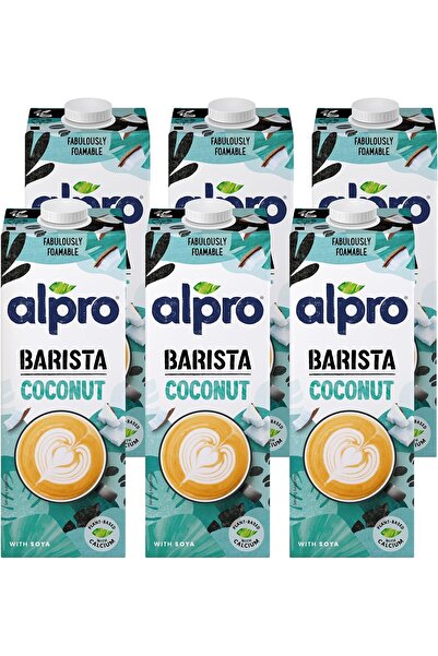 Alpro Barista Coconut Drink, 100% Plant-Based, Lactose & Dairy Free - 1L (6x1L)