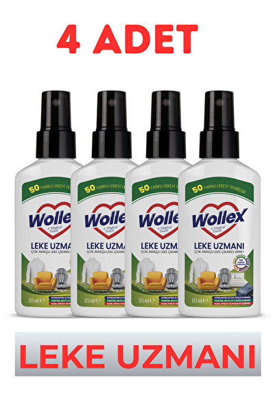 WOLLEX Profesyonel Leke Çıkarıcı 4’lü Set – Güçlü Formül ve Etki