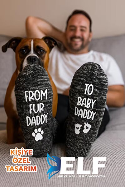 ELF REKLAM Kişiye Özel Çorap Baskılı
