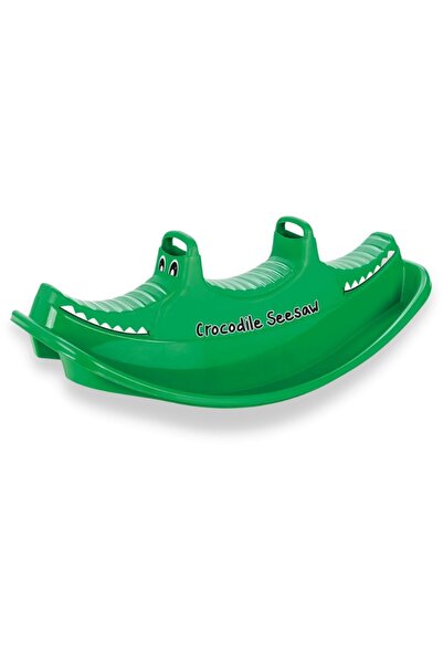 PİLSAN Balansoar pentru doi copii Crocodile Seesaw, design ergonomic, realizat din plastic rezistent