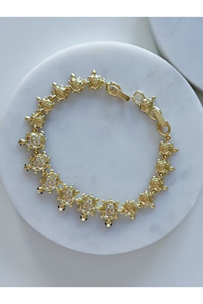 CHARMLUCKY Special Series Stone-Set Turtle Bracelet