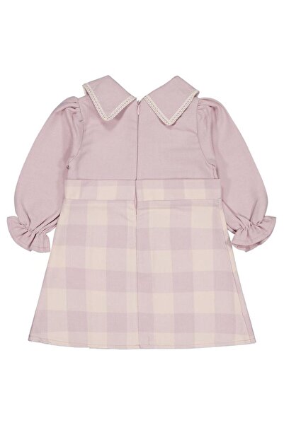 Civil Baby Kurdeleli 6-18 Ay Elbise - Lila12-18 Ay