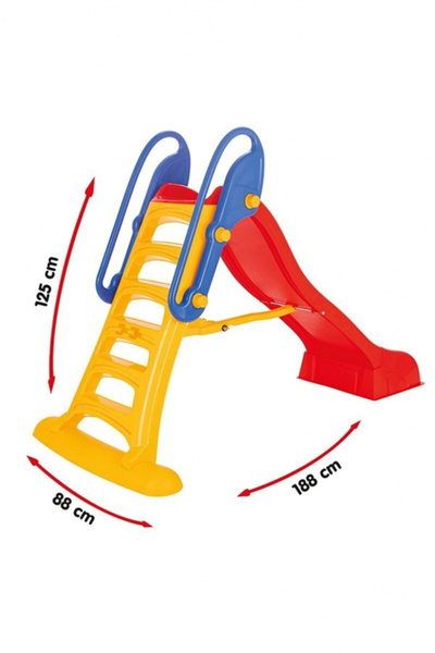 PİLSAN Maxi Slide children's slide, indoor/outdoor use, possibility of connecting a water hose