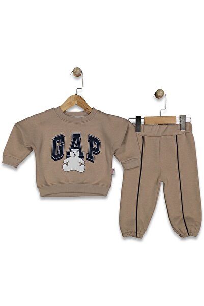 Çağlam moda طقم رجالي مكون من قطعتين من الصوف السميك للشتاء مطبوع عليه 9/24 ش...