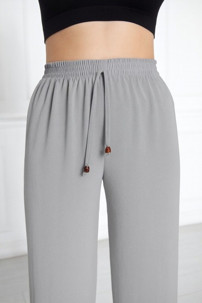 comstar Women's Aerobin Wide Leg Palazzo Pants with Elastic Waist