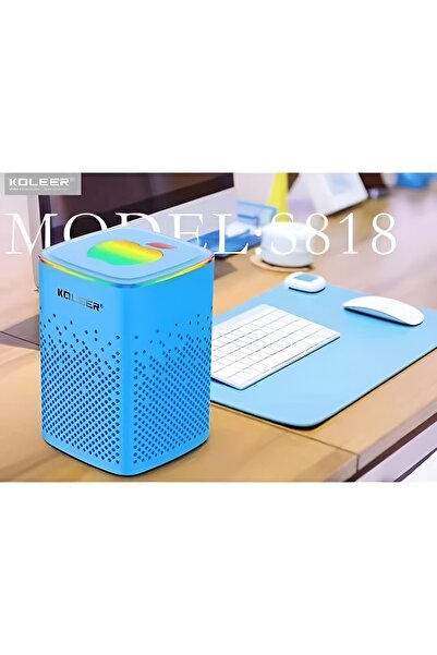 KOLEER S818 Portable Bluetooth Speaker with RGB Lighting and Long Battery Life