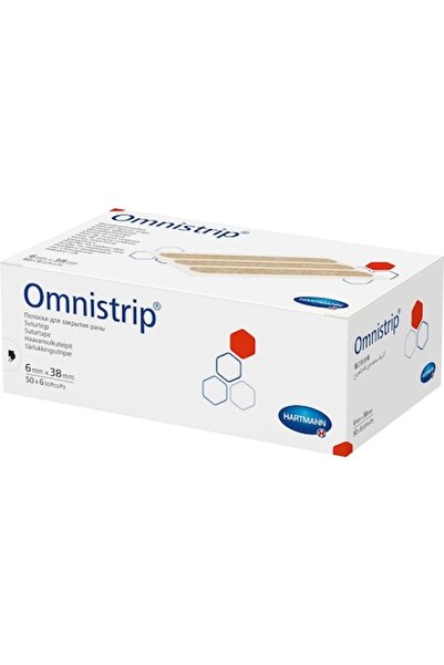 Hartmann Omnistrip surgical wound-closure strips, 6 x 38 mm, 50 pcs