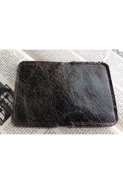 Mahfuz Genuine Leather Top Quality Fully Handmade Minimalist Wallet 15.5X10.5 cm Sda7