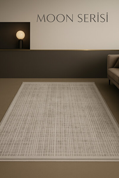 ULTRA HALI MOON SERİSİ KOLAY TEMİZLENİR TOZ YAPMAZ MODERN AKRİLİK HALI