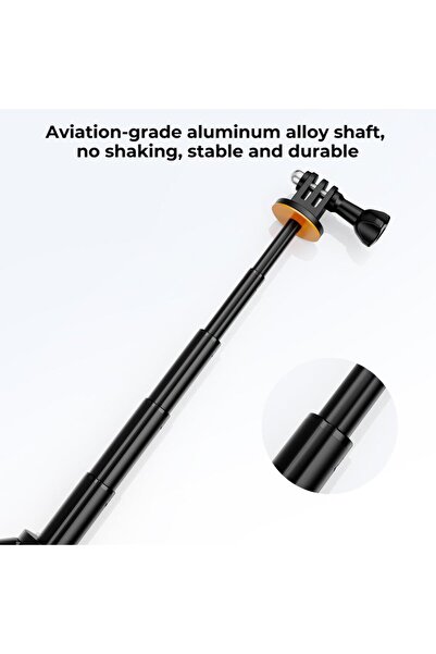 K&F CONCEPT Mini Tripod with Selfie Stick MS03 33.5cm for Action Camera KF09.133V3