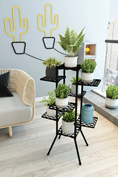 DEKOZUM SELİMİYE Çiçeklik Saksılık Saksı Standı Kış Bahçesi Dekoratif Saksılık