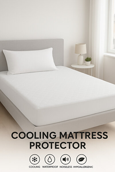Neuovaletto Cooling Waterproof Mattress Protector Hypoallergenic, Breathable & Noiseless Protection