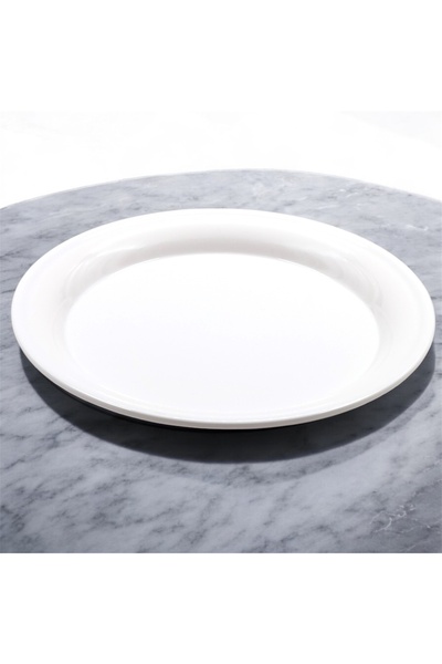 LANDREEN Melamine rice serving plates/plates, resistant to breakage and cracking, microwave safe, sizes 30/35/40 cm