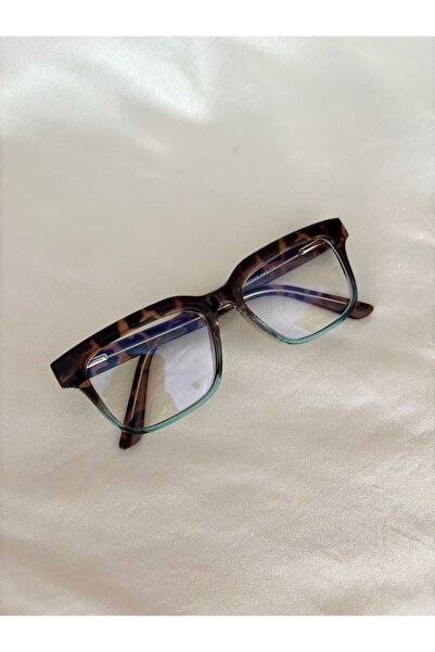 VETTA Leopard Patterned Bone Blue Light Protection Glasses