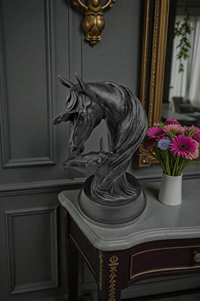 ay hediyelik Taylı At Biblo - Dekoratif Polyester 18x29 cm