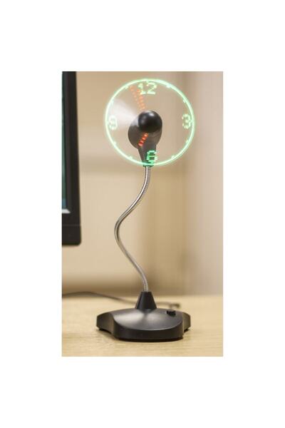 Gameology LED Fan Clock, 9.3 x 8.7 cm