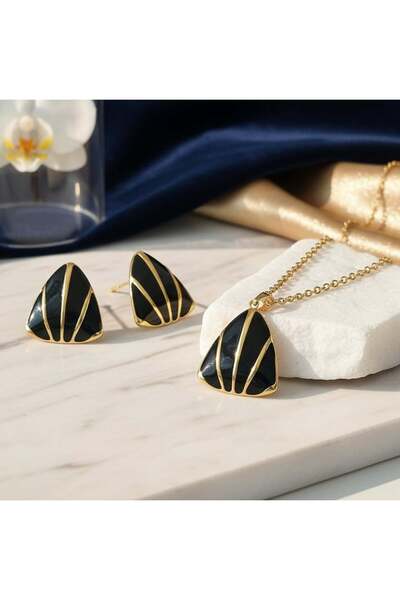 KEVSA Jewelry Set colier și cercei din oțel inoxidabil - LPD1490