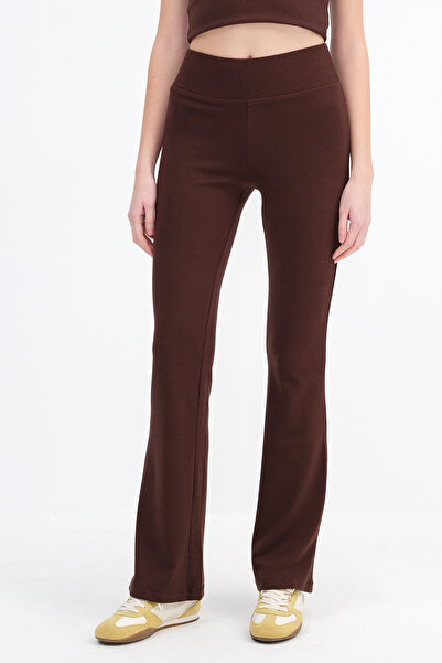 Addax Wide Waistband Modal Leggings Tyt16356-H8