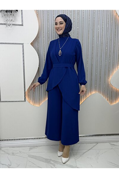 Genel Markalar FİSUN Tesettür Tulum Büyük Beden 42-52 Şık Rahat Günlük ve Öze...