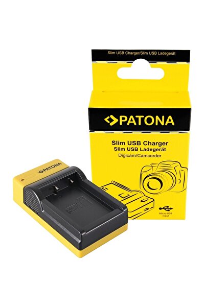 Patona Încărcător micro-USB subțire pentru Fujifilm Fuji NP-W126 FinePix HS30 EXR HS30EXR HS-30EXR HS33