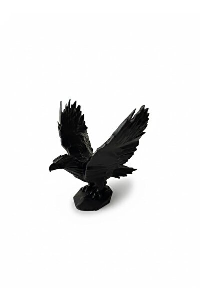 Store Siyah Kartal Figürü | 10 cm Dekoratif Koleksiyon Ürünü -ALDRUIN WORKS