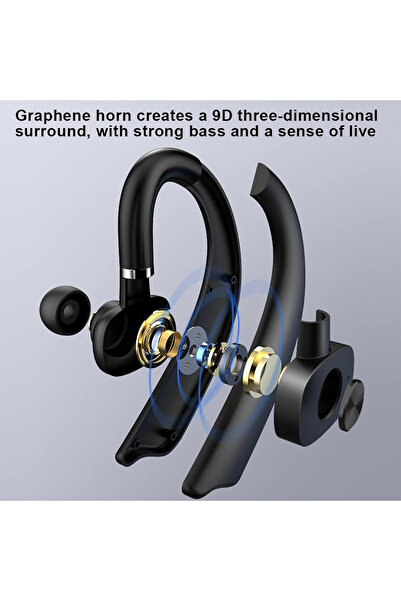sopy سماعة رأس رياضية SP-304 بتقنية البلوتوث عالية الدقة مع خطاف أذن مضاد للسقوط