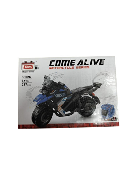 Ceren Oyuncak Ceren C-Toy 30026 Block Motorcycle 287 Pieces