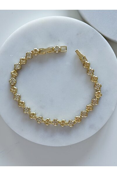 CHARMLUCKY Special Series Mini Stone Clover Bracelet