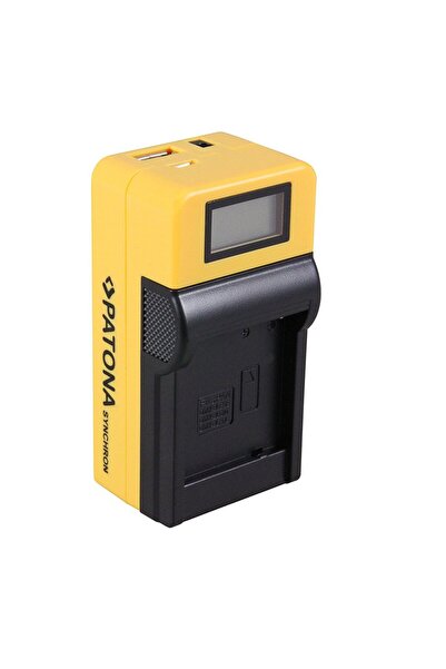 Patona Încărcător DMW-BLE9 BL9E cu ecran LCD, înlocuiește Panasonic Lumix-4640