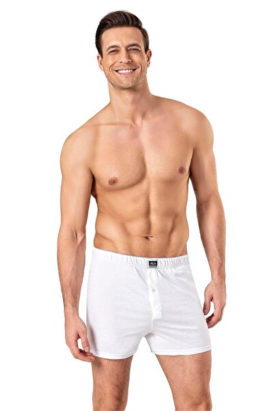 OBJE White Plain Men's Boxer Shorts
