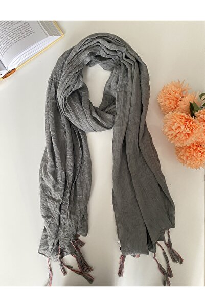 GOX Long Fringed Cotton Shawl