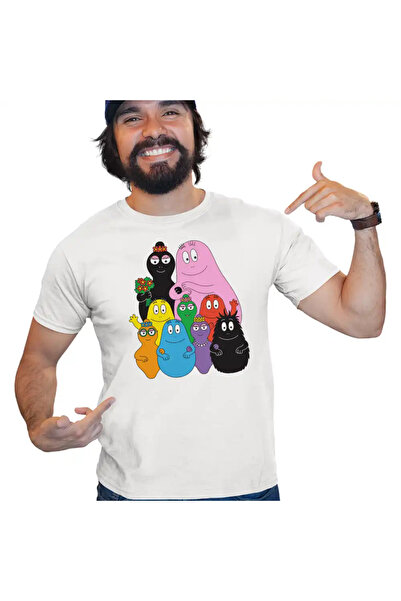 OEM Tricou Barbati Barbapapa Familie Petrecere