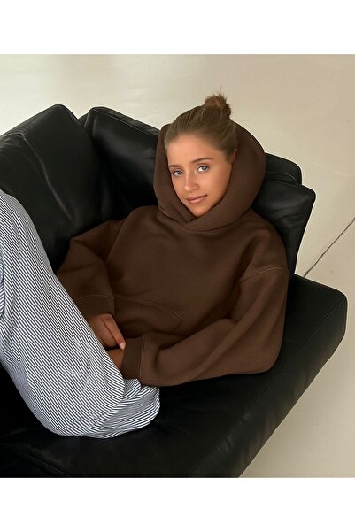 BENROMA NEŠTAMPANA UNISEKS MAJICA SA KAPULJAČOM