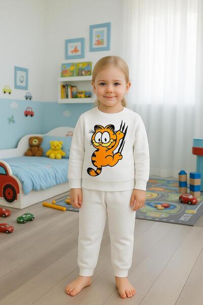 playwear GARFİELD TIRMIK ATAN Комплект анцуг с принт за 3-4-5-6-7-8-9-10-11-1...