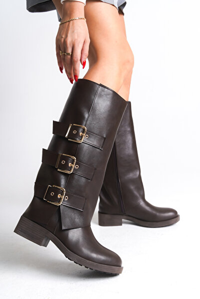 Riccon Γυναικείες μπότες Airuvanne 00128832 Καφέ