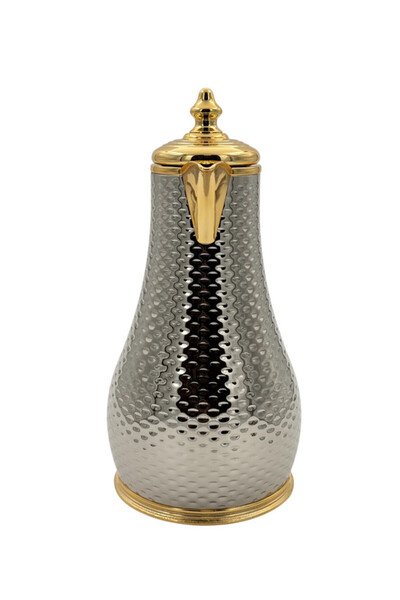 B&D قارورة مفرغة من الهواء سعة 1 لتر لون فضي وذهبي