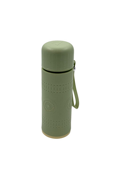 B&D Glass Water Bottle with stap , Green Color