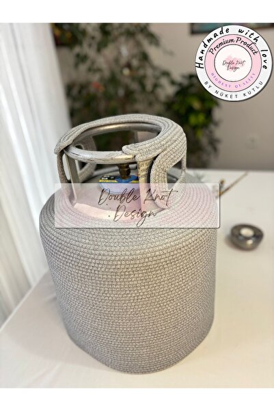 DOUBLE KNOT DESİGN Tüp Kılıfı Tombul Tüp için Dekoratif Sepet Organizer Hasır...