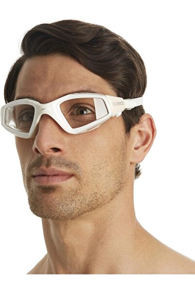 SPEEDO BioFUSE Rift Pro Goggles, White/Clear