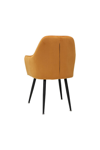 ARTA DOOR Miral Orange Textile Chairs, - Skandinav, HoReCa, Kitchen, Living Room, Office, Bedrooms, Hallways