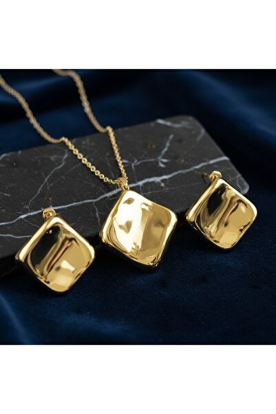 KEVSA Jewelry Set colier și cercei din oțel inoxidabil - LPD1488