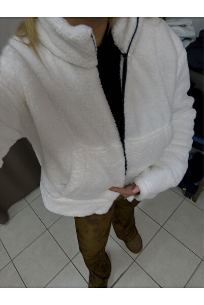 TUBA TOPTAŞ Kuzu Crop Jacket