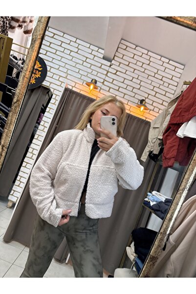 TUBA TOPTAŞ Kuzu Crop Jacket