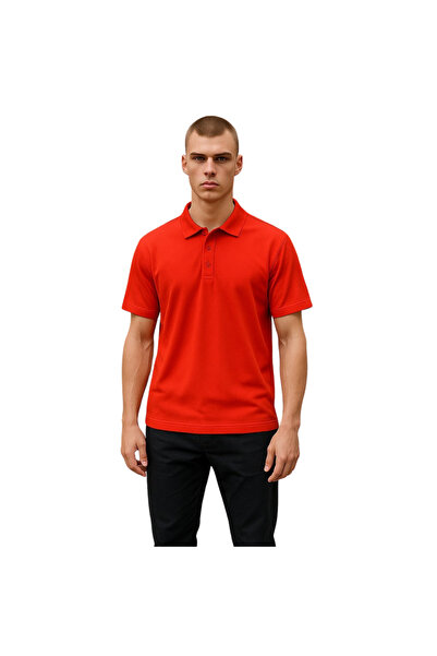Germenicia Climacool Drytouch Men's Polo Shirt Collar T-Shirt – 100% Micro Pes Deep Mash