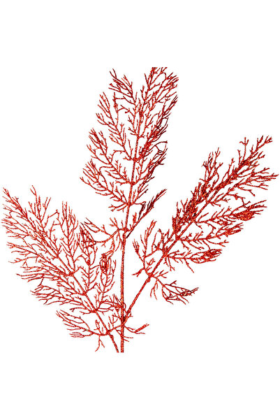 Herdekora Artificial Glitter Branch Red 76 Cm.
